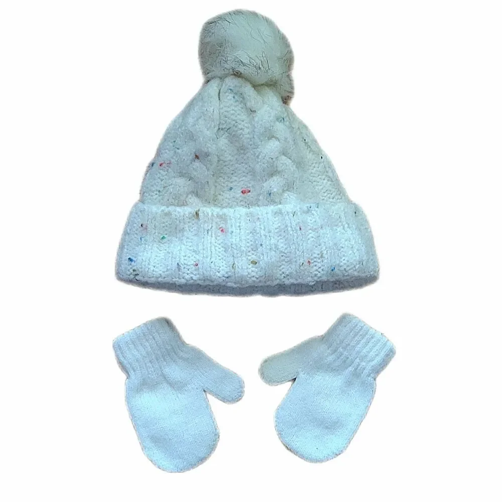 Cat & Jack Beanie and Mittens
